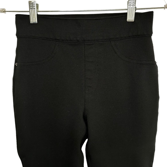 Spanx Perfect Pant Ankle Ponte Black Pants Size Small Back Pockets Shapewear - Picture 4 of 14